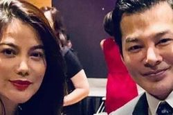 Trương Ngọc Ánh và Trần Bảo Sơn bên nhau trong tiệc của con gái