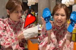 Clip: Hari Won tròn mắt thích thú khi 'đập hộp' quà sinh nhật toàn hàng hiệu từ Tuấn Trần và quản lý