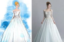 Các cô dâu giờ có thể mặc váy cưới như công chúa Disney