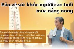 Người cao tuổi nên làm gì để bảo vệ sức khỏe mùa nóng?