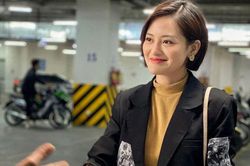 Thùy Anh mặc áo cổ lọ quay 'Tình yêu và tham vọng' giữa cái nóng 40 độ