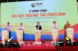 Khánh thành Nhà máy điện mặt trời Phước Ninh