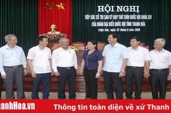 Phó Chủ tịch Quốc hội Uông Chu Lưu tiếp xúc cử tri huyện Triệu Sơn