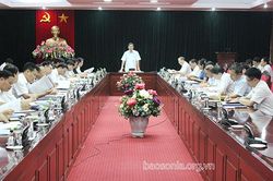 Ban Thường vụ tỉnh ủy: Duyệt công tác chuẩn bị Đại hội các Đảng bộ trực thuộc Tỉnh ủy, nhiệm kỳ 2020-2025