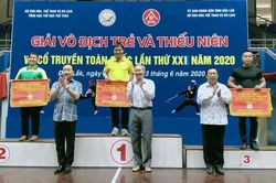 Lâm Đồng đứng thứ 3 toàn đoàn Giải Vô địch trẻ và thiếu niên Võ thuật Cổ truyền toàn quốc 2020