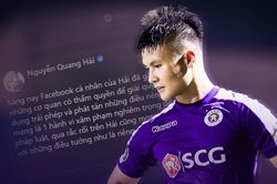 Trang cá nhân của Quang Hải bị hack - cần khoan dung và uy nghiêm