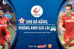 Soi kèo bóng đá SHB Đà Nẵng vs Hoàng Anh Gia Lai. Trực tiếp bóng đá V-League vòng 6