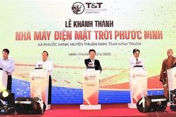 Khánh thành Nhà máy điện mặt trời Phước Ninh: Tiền đề Ninh Thuận thành trung tâm năng lượng tái tạo lớn nhất nước