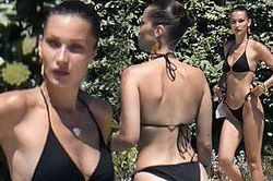 Bella Hadid thả dáng đẹp như tạc tượng ở Ý