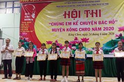 Hội thi 'Chúng em kể chuyện Bác Hồ' huyện Kông Chro năm 2020
