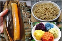 Chợ mạng tấp nập bán xôi ngũ sắc, rượu nếp dịp Tết Đoan Ngọ