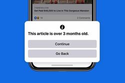Facebook cảnh báo người dùng trước khi chia sẻ tin cũ
