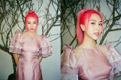 Những màu tóc nhuộm nổi bật của Quỳnh Anh Shyn như 'tắc kè hoa'