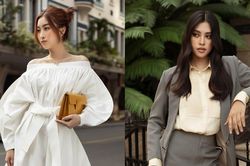 Đỗ Mỹ Linh, Tiểu Vy thanh lịch, nữ tính với thời trang đường phố