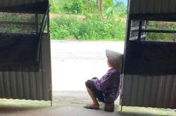 Bà cụ ngồi ở cửa đợi cháu suốt 3 năm và sự thật đằng sau khiến ai nấy cũng lặng người