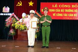 Bổ nhiệm Giám đốc Công an tỉnh An Giang