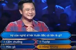 Nghệ sĩ hài hước, trả lời đúng nhiều nhất ở 'Ai là triệu phú'