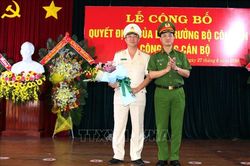 Đại tá Đinh Văn Nơi giữ chức vụ Giám đốc Công an tỉnh An Giang