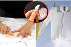 Vết bẩn 'cứng đầu' đến mấy cứ dùng hành tây áo trắng tinh sạch sẽ, mạnh hơn cả thuốc tẩy