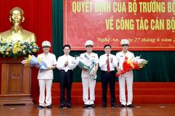 Nghệ An - Hà Tĩnh có giám đốc công an mới