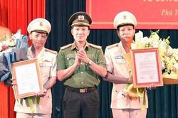 Bộ trưởng Công an bổ nhiệm hai Phó Giám đốc Công an tỉnh Phú Thọ