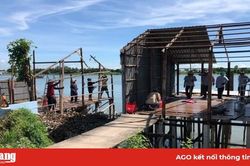 Bình Mỹ hoàn thành di dời 29 nhà ở và 19 lều trại cặp sông Hậu vùng cảnh báo sạt lở nghiêm trọng