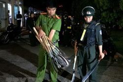 Truy bắt hơn 50 thanh niên đánh nhau trong đêm, thu giữ nhiều hung khí