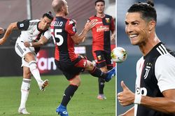 Xem Ronaldo ghi tuyệt phẩm giúp Juve thắng thuyết phục