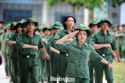 Gần 600 sinh viên dự hội thao ngoại khóa huấn luyện