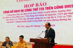 Công bố thêm 6 dịch vụ công trên Cổng Dịch vụ công Quốc gia