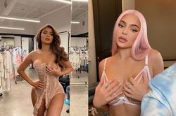 Kylie Jenner mướt mắt trong những shoot hình mặc nội y o ép vòng 1
