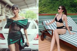 Huyền My nóng bỏng với bikini, Hoàng Thùy diện váy xuyên thấu khoe chân dài 'cực phẩm'