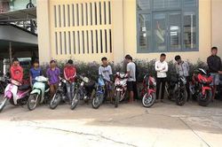 Tây Ninh: Bắt quả tang nhóm thanh, thiếu niên tụ tập đua xe trái phép