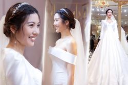 Á hậu Thúy Vân diện váy cưới đẹp như công chúa cổ tích: Cô dâu kiều diễm nhất showbiz đây rồi!