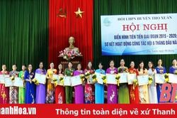 Hội LHPN huyện Thọ Xuân biểu dương điển hình tiên tiến phong trào thi đua yêu nước