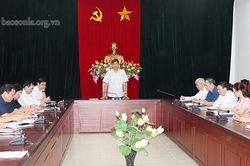 Hội nghị duyệt công tác chuẩn bị Đại hội Đảng bộ huyện Mộc Châu, nhiệm kỳ 2020-2025