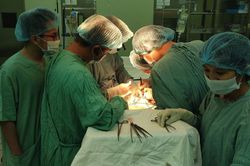 Lần đầu tiên ghép thận tự thân thành công tại miền Trung