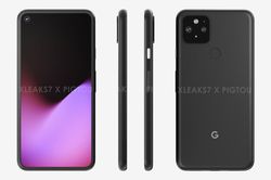 Google Pixel 5 lộ diện: Thiết kế hao hao Pixel 4, mang cảm biến vân tay trở lại