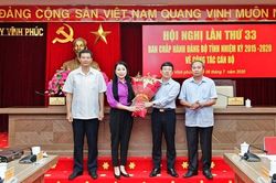 Vĩnh Phúc: Phó Chủ tịch Thường trực UBND tỉnh Lê Duy Thành được bầu giữ chức Phó Bí thư Tỉnh ủy