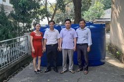 Hàng chục máy lọc nước sạch về với trẻ em vùng núi Thanh Hóa