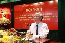 Ông Trần Quốc Vượng: Bảo vệ an ninh quốc gia và an ninh kinh tế