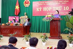 Chủ tịch Quốc hội dự Kỳ họp thứ 10 Hội đồng Nhân dân tỉnh Đắk Nông