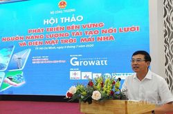 Bộ Công Thương sẽ tiếp tục hoàn thiện cơ chế để phát triển bền vững nguồn năng lượng tái tạo