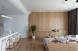 Căn hộ tối giản 120 m2 của gia đình trẻ 4 thành viên