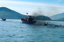 Va chạm tàu cá trên biển, một người tử vong