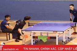Khai mạc Giải Bóng bàn các CLB mở rộng Báo Hà Tĩnh lần thứ 2 năm 2020