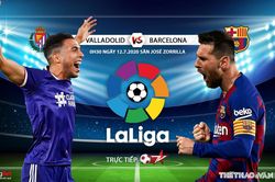 Soi kèo bóng đá Valladolid vs Barcelona. Trực tiếp bóng đá vòng 36 La Liga. BĐTV