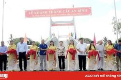 Châu Thành khánh thành cầu An Bình