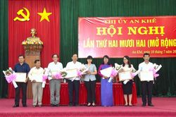 Hội nghị Ban Chấp hành Đảng bộ thị xã An Khê mở rộng lần thứ 22