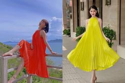 Sao Việt đua nhau khoe dáng sexy với váy xếp ly đủ sắc màu